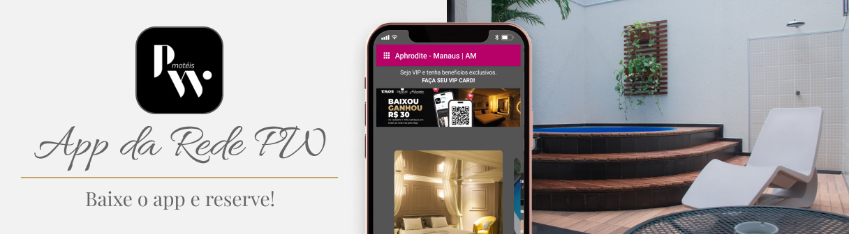 app da rede pw. Baixe o app e reserve!